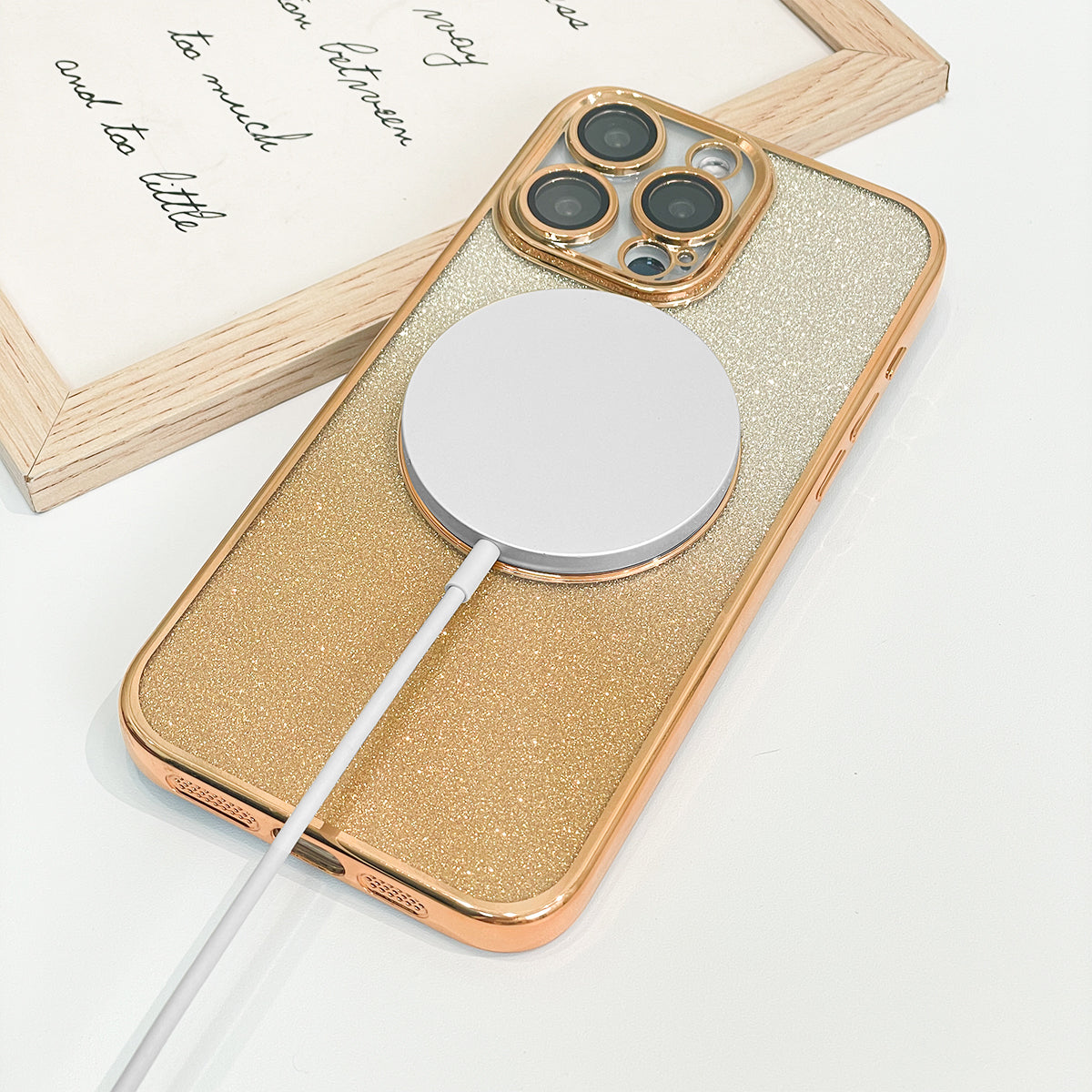 Glitzer MagSafe Impact Case für iPhone 15 - 3 Farben