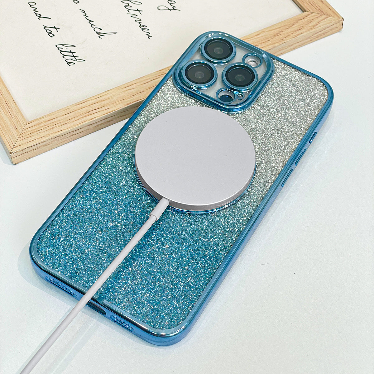 Glitzer MagSafe Impact Case für iPhone 15 - 3 Farben