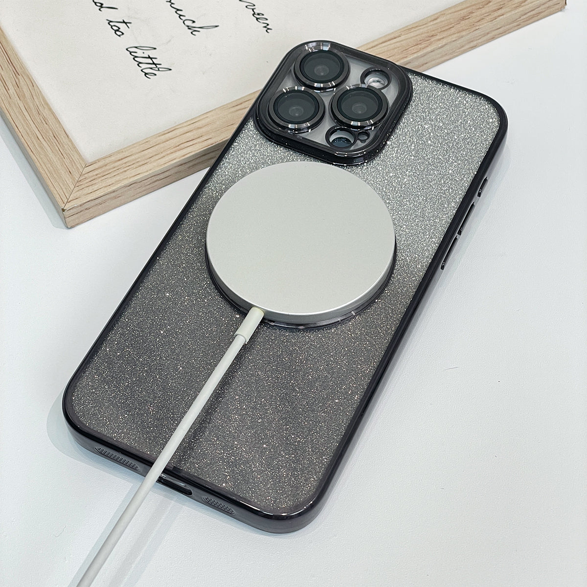 Glitzer MagSafe Impact Case für iPhone 15 - 3 Farben