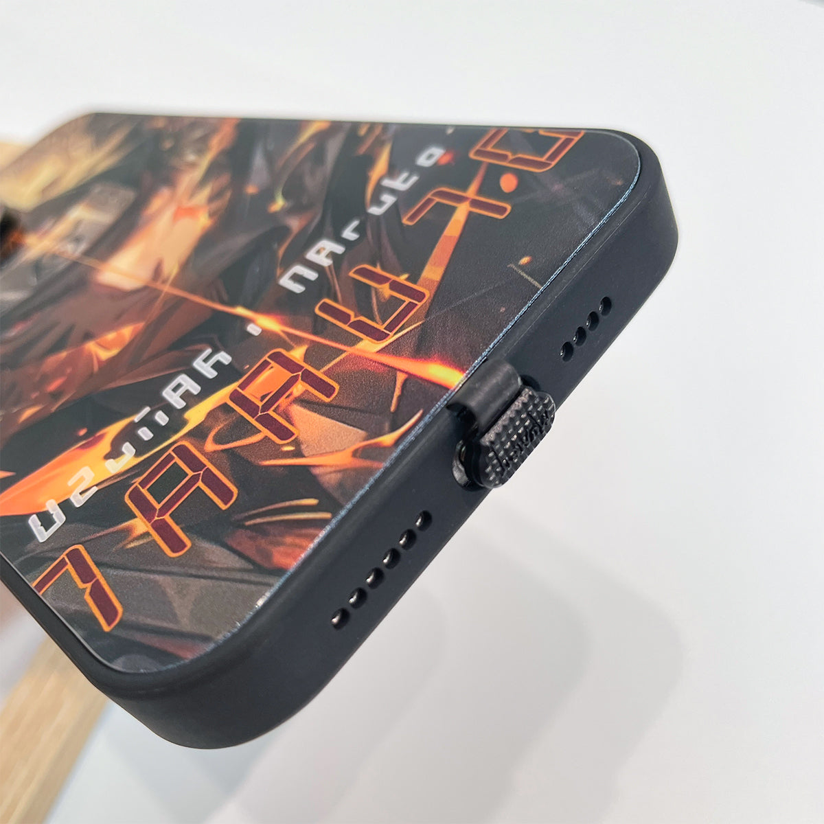Intelligente Bunt Leuchtende Case für iPhone 15 Pro Max - Naruto Design