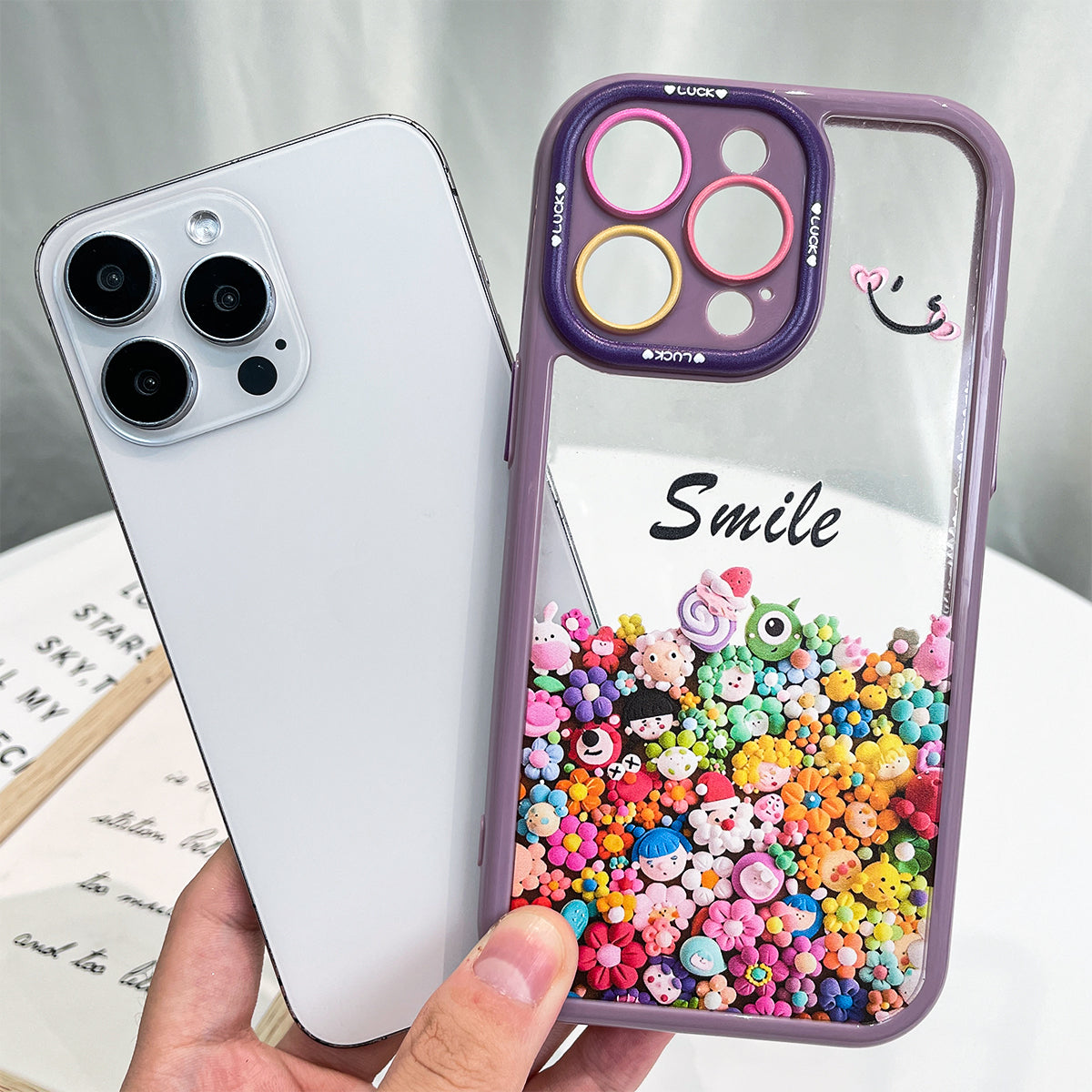 Color Pop Smile Designer Case für iPhone 15