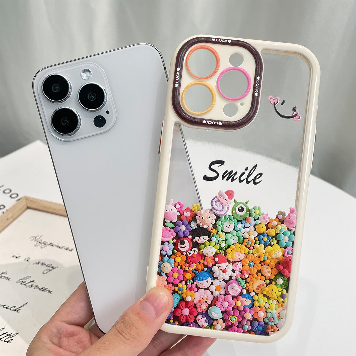 Color Pop Smile Designer Case für iPhone 15